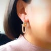 Gold Vip Tiff Marka Zirkon Küpe
