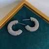 Özel Seri Tasarım Marka Silver Halka Küpe