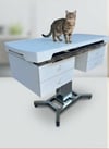  Corian Blok Motorlu Muayene Masası Çekmeceli Tartılı