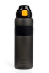 Çift Kapaklı Black Tourmaline Matte 1000 ml Tritan Su Matarası