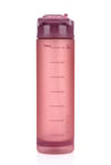Çift Kapaklı Claret Red 850 ml Tritan Su Matarası