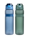 Prasinous Matte 850 ml & Gentian Matte 2in1 Tritan Matara Seti
