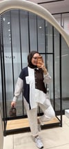  ASEL ASİMETRİK GÖMLEK - KAHVE 