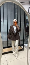 Apolet Detaylı Trenç | Kahve
