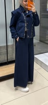ARKASI LASTİKLİ BOL PAÇA PANTOLON