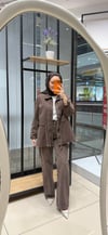 BELİ BAĞLAMALI GABARDİN CEKET