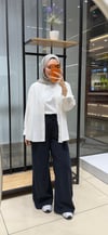 Beli Lastikli Pantolon | Lacivert