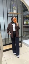 ÇİMALI KEMERLİ KOT PANTOLON-RİNS LACİVERT