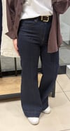 ÇİMALI KEMERLİ KOT PANTOLON-RİNS LACİVERT