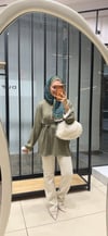 ÇİZGİLİ OVERSİZE SWEAT - HAKİ 
