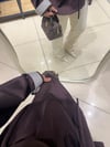 ÇİZGİLİ OVERSİZE SWEAT - KAHVE
