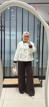 FLORA ÇİÇEK İŞLEMELİ CEKET 