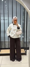 FLORA ÇİÇEK İŞLEMELİ CEKET 