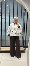 FLORA ÇİÇEK İŞLEMELİ CEKET 