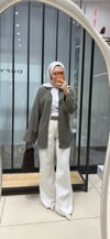 KEMERLİ PALAZZO KOT PANTOLON 