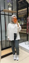 Kesik Paça Mom Pantolon | Yeşil Tint