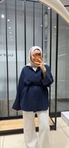 LAVİN BAĞLAMALI TUNİK - LACİVERT