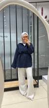 LAVİN BAĞLAMALI TUNİK - LACİVERT