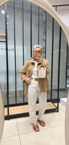 MİLAN KEMERLİ PANTOLON - BEYAZ