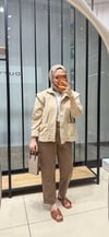 MİLAN KEMERLİ PANTOLON - VİZON