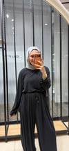 MİRA ŞALVAR TAKIM - SİYAH