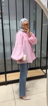 NEVA KETEN TUNİK - PEMBE