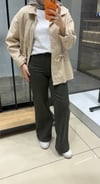 ÖN CEP DETAYLI PANTOLON-YEŞİL