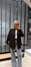 PAMUKLU MODAL GÖMLEK - KAHVE