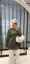 RİVA BÜZGÜLÜ GABARDİN TUNİK - HAKİ 