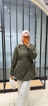 RİVA BÜZGÜLÜ GABARDİN TUNİK - HAKİ 