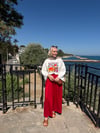 ŞALVAR PANTOLON - KIRMIZI