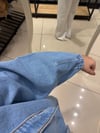 SOLE BROŞLU KOT CEKET - MAVİ