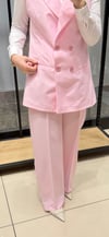 ZOE YELEKLİ TAKIM - PEMBE 