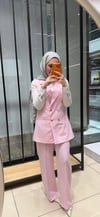 ZOE YELEKLİ TAKIM - PEMBE 