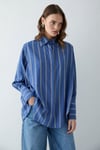 Çizgili Poplin Gömlek 26Y-2665