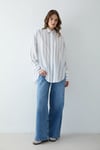 Çizgili Poplin Gömlek 26Y-2665