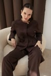 Gül Detaylı Ceketli Takım 26Y-2633