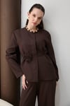Gül Detaylı Ceketli Takım 26Y-2633