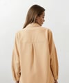 Kadın Bisküvi Oversize Uzun Basic Gömlek HZL22W-BD139001