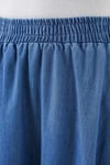 Kadın Denim Beli Lastikli Uzun Kot Etek HZL26W-BD180621