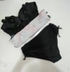 Kadın Siyah Çiçek Desenli Elbise Model  Slipli Tankini HZL24S-LC4009