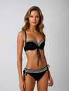 Kadın Siyah Etnik Desenli Bikini Takım HZL25S-LC2218