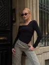 Kadın Siyah Tek Omuz Asimetrik Kesim Bodysuit HZL25W-ZK11521