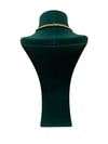 14 K Gold Renk Ezme Zincir Taşlı Top Uç Vip Kolye (50 CM)