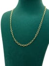 14 K Gold Renk İncecik Zincir VIP Kolye (42 CM)
