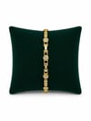 14K Gold 3 Kare 1 Taş VIP Bileklik (17+2 cm)