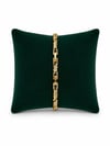 14K Gold Burgu İnce Taşlı VIP Bileklik (17+2 cm)