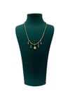 14K Gold Renk Ay ve Yıldız Charmlı VIP Kolye (40+5 CM)