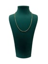 14K Gold Renk Basic İtalyan Ezme Kısa VIP Kolye (42 CM)