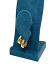 14K Gold Renk Bohça Model VIP Mini Küpe (1,5 CM)